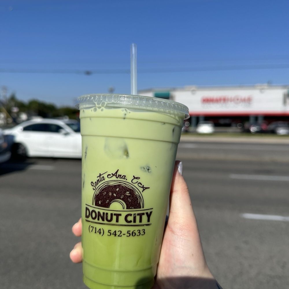 Donut City - Green Thai Tea - Donuts Near Me - Santa Ana, California Donut City - Green Thai Tea - Donuts Near Me - Santa Ana, California