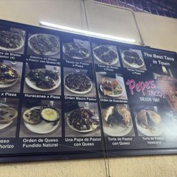 Part of menu