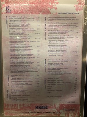 Menu photo 4 Castizo Seville, SE