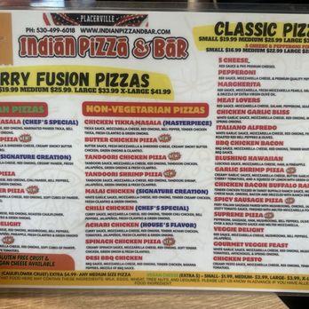 Indian Pizza & Bar - Pizza Near Me - Placerville, California