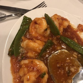 Orchid - Szechuan shrimp with snow peas (what's left of it with too much sauce) - Chinese Near Me - Garden City, New York Orchid - Szechuan shrimp with snow peas (what's left of it with too much sauce) - Chinese Near Me - Garden City, New York