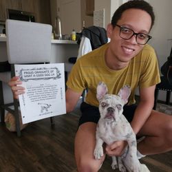 What A Good Dog LA - Owner and puppy finally happy together!