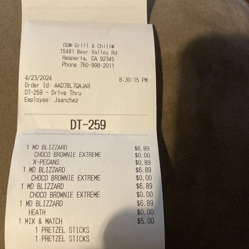 Receipt Receipt