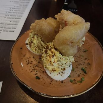 Rai's Rendezvous Kitchen + Bar - Lobster deviled eggs - Sports Bars Near Me - Ashburn, Virginia Rai's Rendezvous Kitchen + Bar - Lobster deviled eggs - Sports Bars Near Me - Ashburn, Virginia