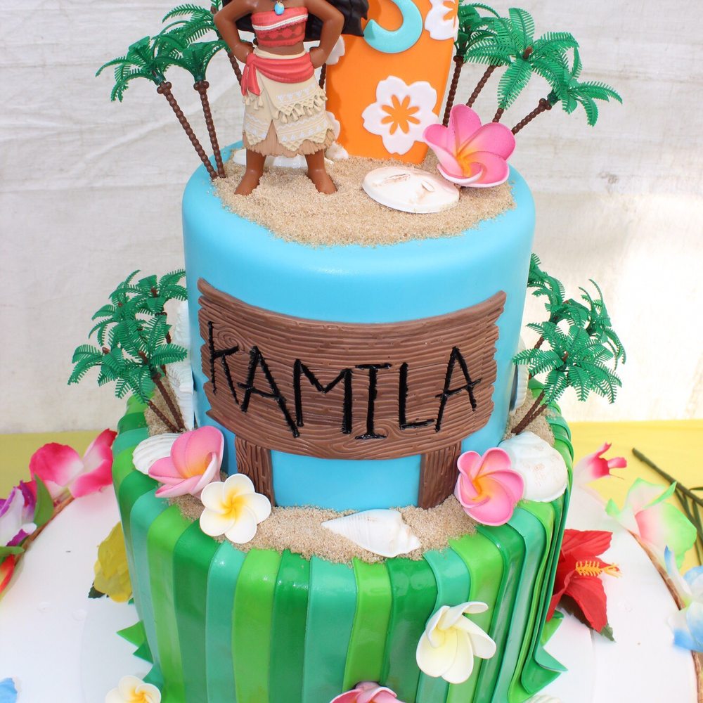 Ele Makes Cakes - Moana cake - Custom Cakes Near Me Ele Makes Cakes - Moana cake - Custom Cakes Near Me