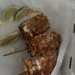 Street Corn....after surviving my hubby's driving