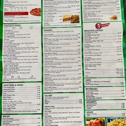 Hugo's Pizza - Menu