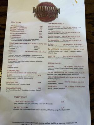 Menu photo 4 Midtown Pizzaria And Pub Liberal, KS Menu photo 4 Midtown Pizzaria And Pub Liberal, KS