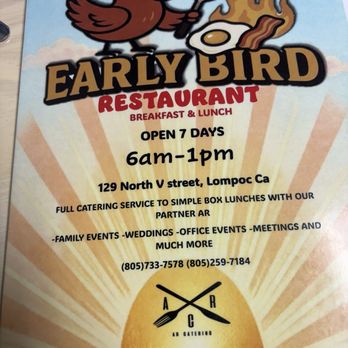 The Morning Stop Restaurant - menu - Breakfast & Brunch Near Me - Lompoc, California