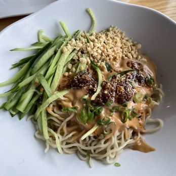 Thumbling - N6. Noodle with sesame sauce: creamy, nutty & delicious. - Shanghainese Near Me - West Covina, California Thumbling - N6. Noodle with sesame sauce: creamy, nutty & delicious. - Shanghainese Near Me - West Covina, California