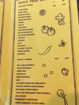 Menu photo 8 Above Ground Pizza New Braunfels, TX Menu photo 8 Above Ground Pizza New Braunfels, TX