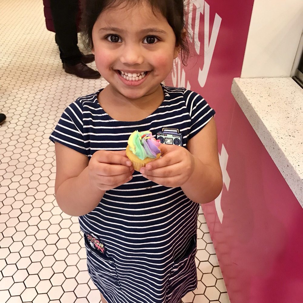 Boardwalk Cupcakes - My baby girl loving her mini cupcake. - Desserts Near Me - Atlantic City, New Jersey Boardwalk Cupcakes - My baby girl loving her mini cupcake. - Desserts Near Me - Atlantic City, New Jersey