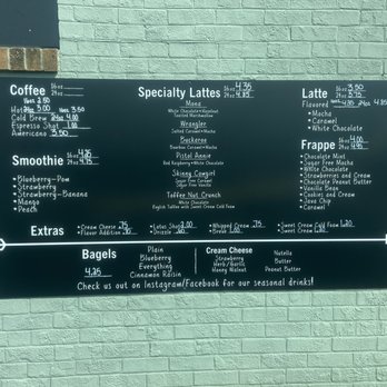 Giddy-Up Coffeehouse -  Washington - Menu 8/15/2024 - Coffee & Tea Near Me - Washington, North Carolina