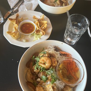 The Vietnamese Kitchen - Closest to me is the Pork and Shrimp Bun. In the middle is crab wantons Furthest away is the shrimp Bun 10/10 - Vietnamese Near Me - Greensburg, Pennsylvania The Vietnamese Kitchen - Closest to me is the Pork and Shrimp Bun. In the middle is crab wantons Furthest away is the shrimp Bun 10/10 - Vietnamese Near Me - Greensburg, Pennsylvania