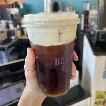 Believe Cafe - Lavender Milk Tea - 5/5 delicious! - Coffee & Tea Near Me - Chicago, Illinois