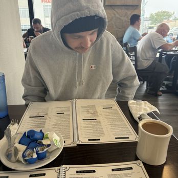 Emle's Restaurant - He was struggling to find what to order bc everything sounded so gooood - American Near Me - Northridge, California Emle's Restaurant - He was struggling to find what to order bc everything sounded so gooood - American Near Me - Northridge, California