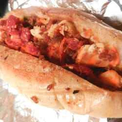 Surf And Turf Truck - BLT - Bacon Lobster Tom Roll - Kale, cabbage, bacon, lobster, sun-dried tomato, truffle oil