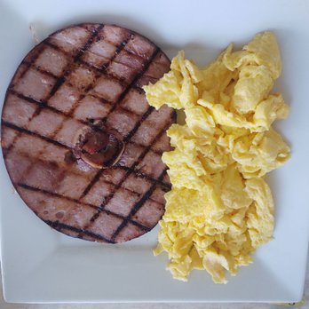 The Nook - Ham steak and scrambled eggs - Breakfast & Brunch Near Me - Los Angeles, California The Nook - Ham steak and scrambled eggs - Breakfast & Brunch Near Me - Los Angeles, California