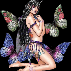 Butterflies Hair Extensions