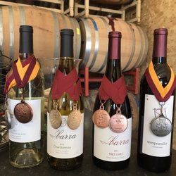 Wine tasting.