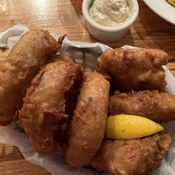 Free State Brewing Company - Fish and Chips (sub onion rings) - Breweries Near Me - Lawrence, Kansas