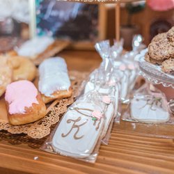 Sweets To Remember - Cute mason jar monogram iced cookies