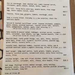 Birchwood Jindabyne - Lunch Menu