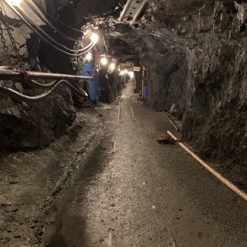 Sierra Silver Mine Tour - View of the long walkway. - Tours Near Me - Wallace, Idaho