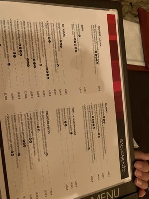 Menu photo 1 Sacramento Lisbon, 11