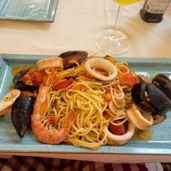 Seafood spaghetti