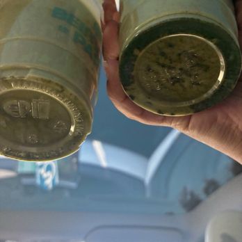 Draft Coffee - the photo shows the unstirred matcha chunks at the bottom - Coffee & Tea Near Me - San Diego, California Draft Coffee - the photo shows the unstirred matcha chunks at the bottom - Coffee & Tea Near Me - San Diego, California