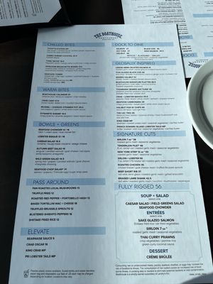 Menu photo 1 The Boathouse Restaurant White Rock, BC Menu photo 1 The Boathouse Restaurant White Rock, BC