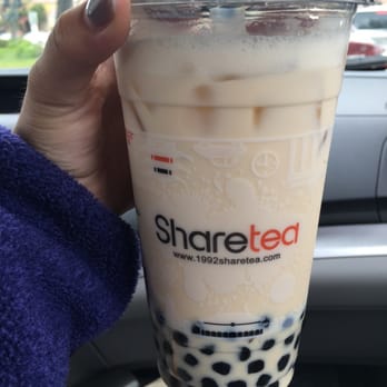 Sharetea - Green milk tea with boba-standard ice and sweetness - Coffee & Tea Near Me - San Ramon, California Sharetea - Green milk tea with boba-standard ice and sweetness - Coffee & Tea Near Me - San Ramon, California