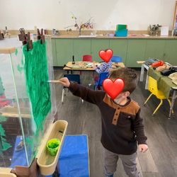 Lil Cottonwood Preschool - Mrs. Wissa puts out different art activities everyday