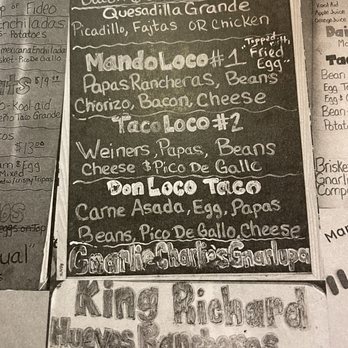 Maria's Cafe - Specialty menu - Mexican Near Me - San Antonio, Texas