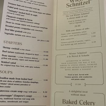 Meissl & Schadn Wien - Menu - Schnitzel Near Me - Vienna, 9 Meissl & Schadn Wien - Menu - Schnitzel Near Me - Vienna, 9