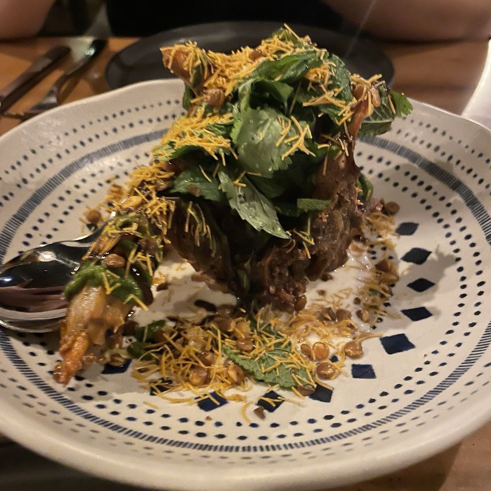 Mirra - Softshell crab chaat - Mexican Near Me - Chicago, Illinois Mirra - Softshell crab chaat - Mexican Near Me - Chicago, Illinois