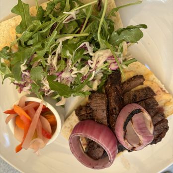 Thomas Hill Organics - Steak sandwich - New American Near Me - Paso Robles, California