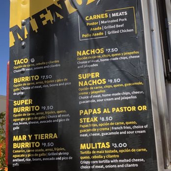 Tacos Al Pastor - Pricing is good and they take credit cards not just cash - Mexican Near Me - Glendale, Arizona