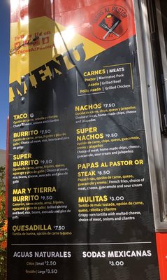 Menu photo 4 Tacos Al Pastor Glendale, AZ