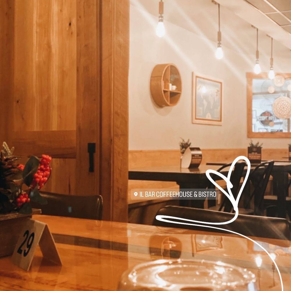 Coffee in the back room. Coffee in the back room.