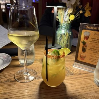 The Farmer's Rail - Spicy margarita with a tajin rim - Butcher Near Me - Hudson, Ohio