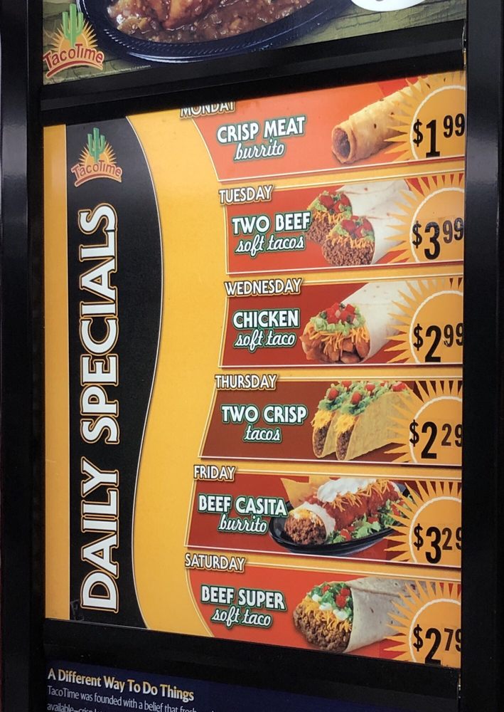 Taco Time — Mexican restaurant in Centerville