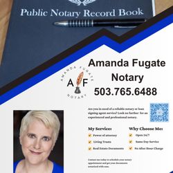 Amanda Fugate Notary - Portland Mobile Notary