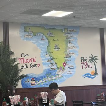 Pho 79 - Mural art - Vietnamese Near Me - Miami, Florida Pho 79 - Mural art - Vietnamese Near Me - Miami, Florida