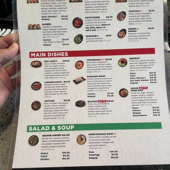 Bonchon Central Park - Back of menu - Korean Near Me - Denver, Colorado Bonchon Central Park - Back of menu - Korean Near Me - Denver, Colorado