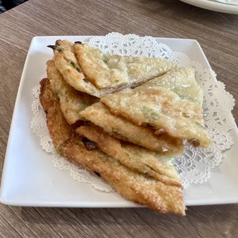 One More Bite Dumpling House - Onion pancake appetizer very good. - Dim Sum Near Me - Loma Linda, California One More Bite Dumpling House - Onion pancake appetizer very good. - Dim Sum Near Me - Loma Linda, California