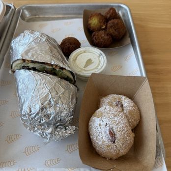 Mr Shawarma - Beef and lamb shawarma wrap and falafels and Halva Cookies (2 pcs) - Mediterranean Near Me - Virginia Beach, Virginia Mr Shawarma - Beef and lamb shawarma wrap and falafels and Halva Cookies (2 pcs) - Mediterranean Near Me - Virginia Beach, Virginia