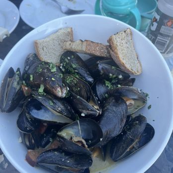 Off The Hook Raw Bar & Grill - DRUNKEN MUSSELS in a white sauce - Seafood Near Me - Freeport, New York Off The Hook Raw Bar & Grill - DRUNKEN MUSSELS in a white sauce - Seafood Near Me - Freeport, New York
