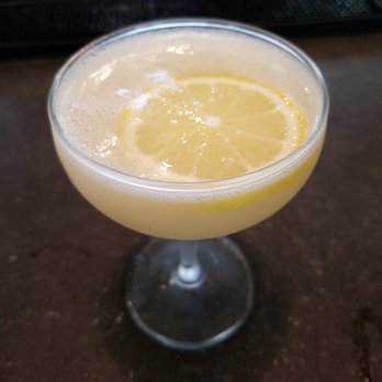 8th Day Distillery - 8th Day Bee's Knees with gin, honey simple syrup, lemon juice and bitters - Distilleries Near Me - Indianapolis, Indiana